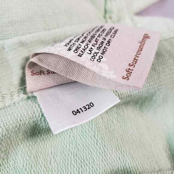 Soft Surroundings Tunic w/Tie Sleeves Light Green - Size M - Picture 5 of 9